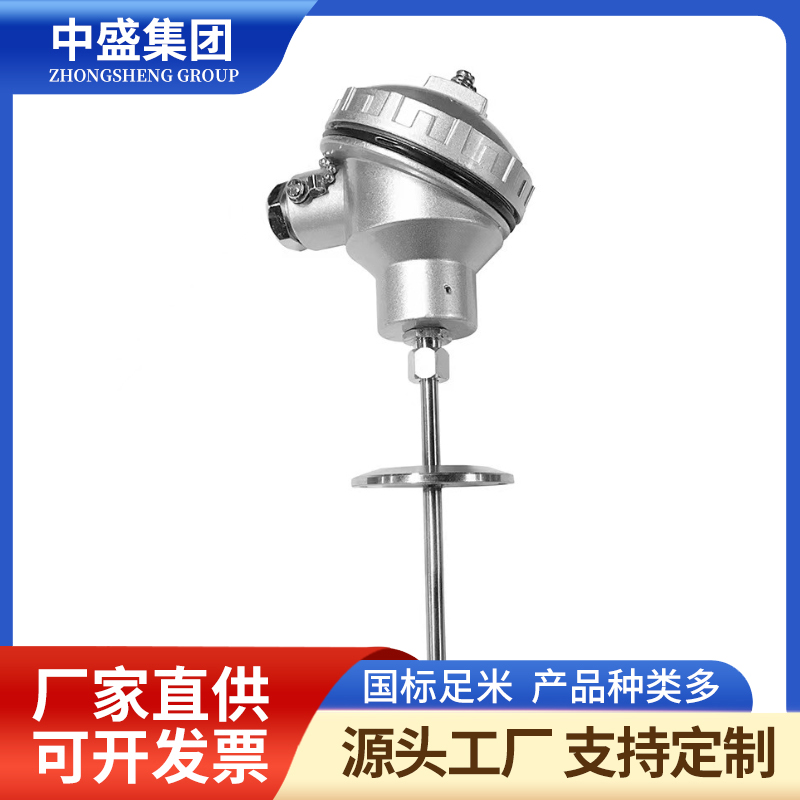 扁接插式鎧裝熱電偶WRFK-371